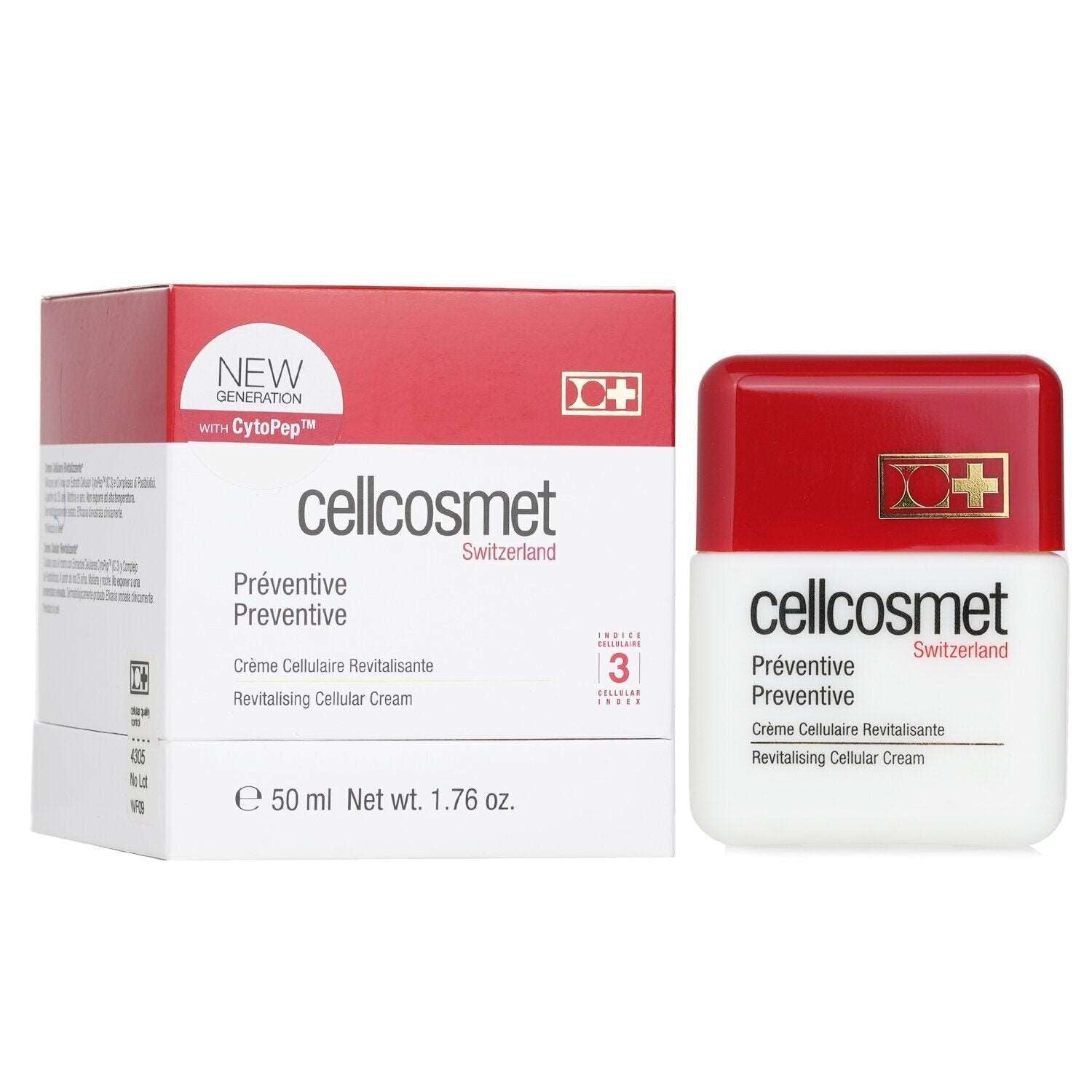 CELLCOSMET & CELLMEN - Cellcosmet Preventive Revitalising Cellular Cream - 50ml/1.76oz 3P's Inclusive Beauty
