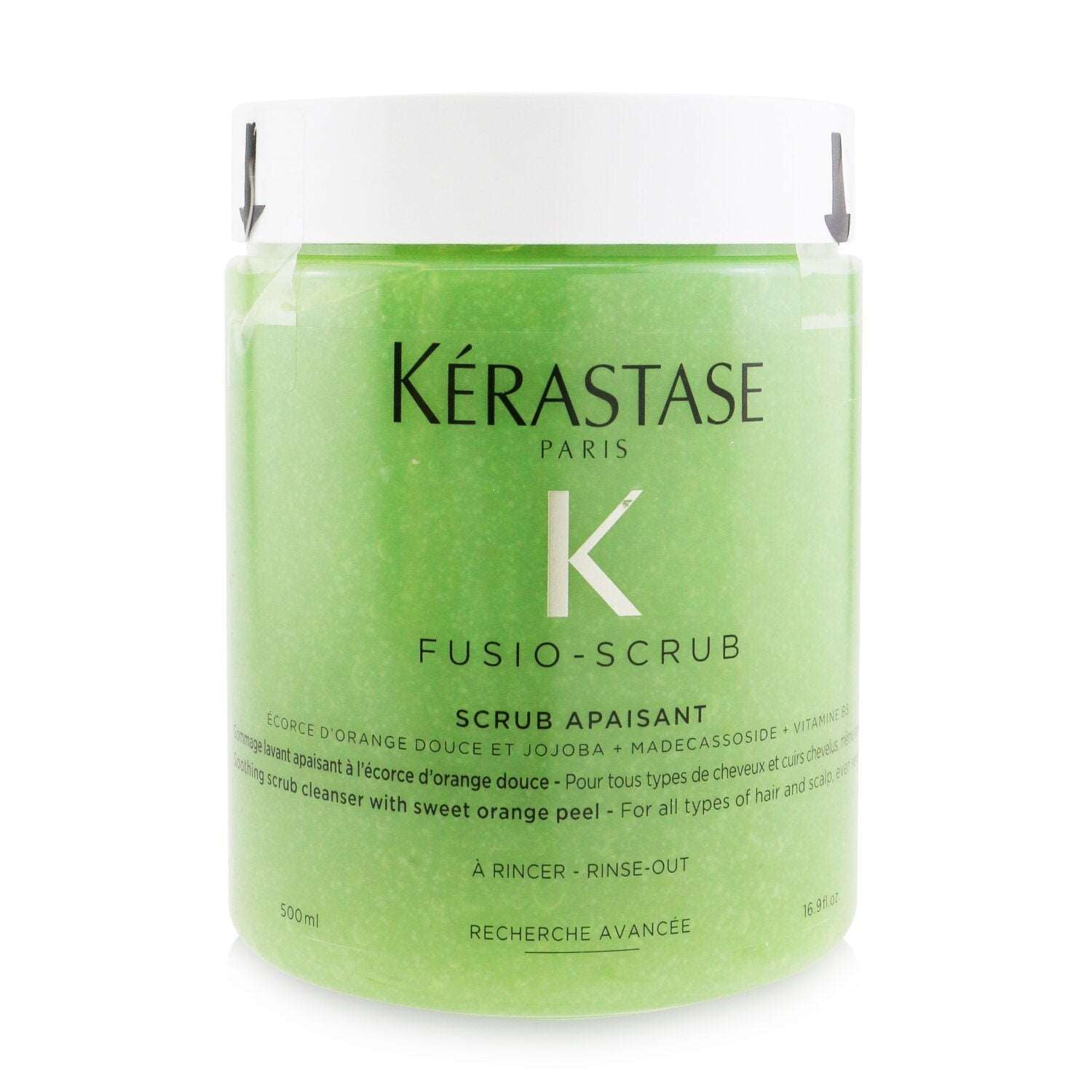 KERASTASE - Fusio-Scrub Scrub Apaisant Soothing Scrub Cleanser with Sweet Orange Peel (For All Types of Hair and Scalp) 500ml/16.9oz 3P's Inclusive Beauty