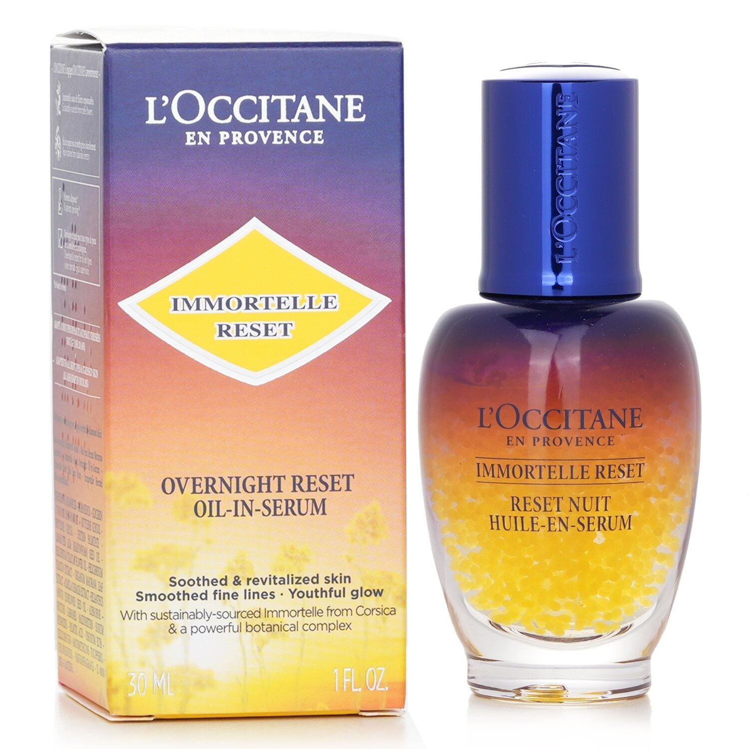 L'OCCITANE - Immortelle Overnight Reset Oil-In-Serum - 30ml/1oz 3P's Inclusive Beauty