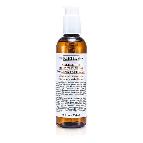 Kiehl's by Kiehl's Calendula Deep Cleansing Foaming Face Wash ( Normal to Oily Skin ) --230ml/7.8oz 3P's Inclusive Beauty