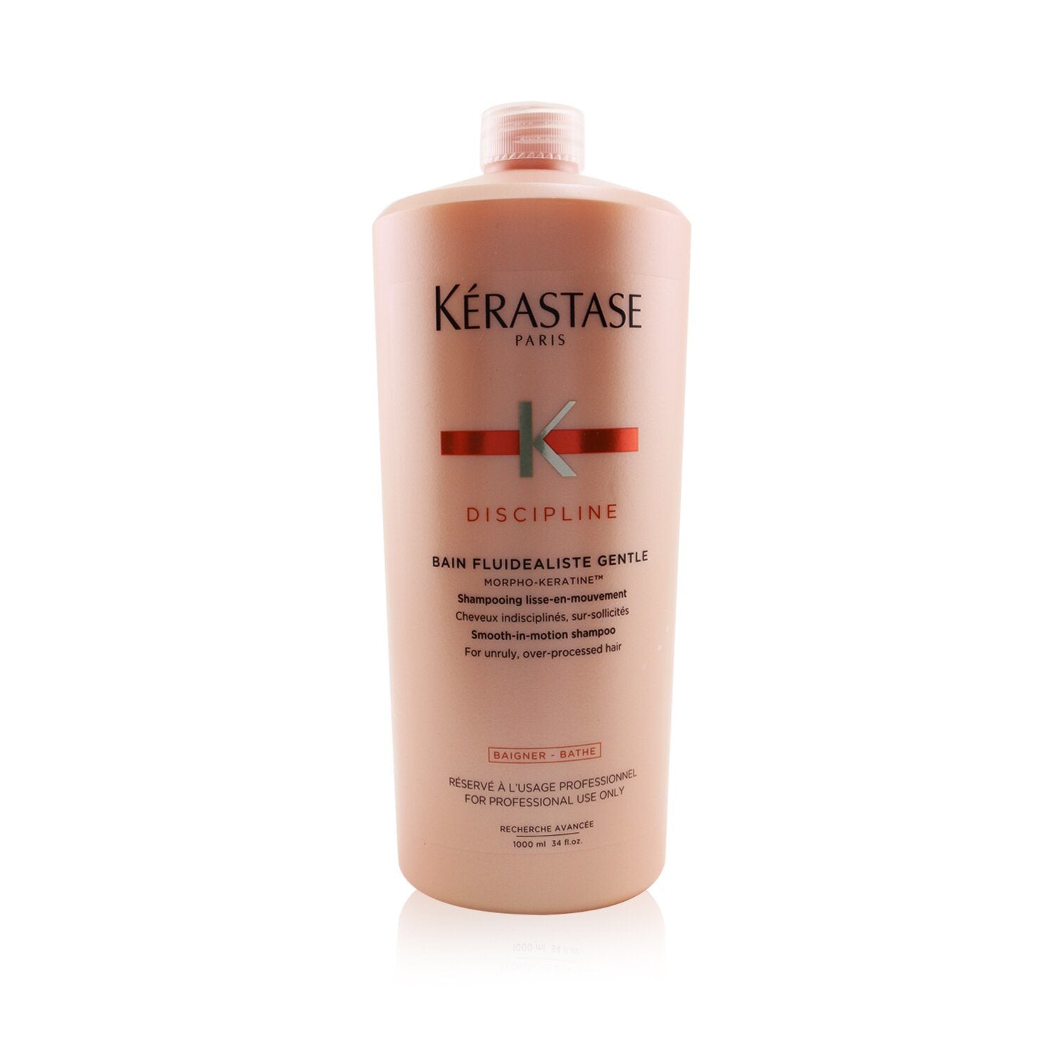 KERASTASE - Discipline Bain Fluidealiste Smooth-In-Motion Gentle Shampoo (For Unruly, Over-Processed Hair) - 1000ml/3.4oz 3P's Inclusive Beauty