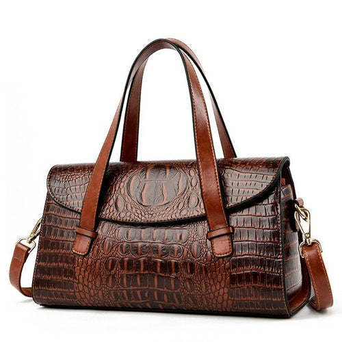High Quality Crocodile Luxury Leather Designer Handbag/Weekend Bag 3P's Inclusive Beauty