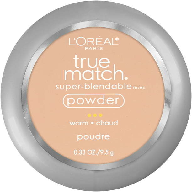 L'Oreal Paris True Match Super-Blendable Oil Free Makeup Powder; Nude Beige; 0.33 oz 3P's Inclusive Beauty