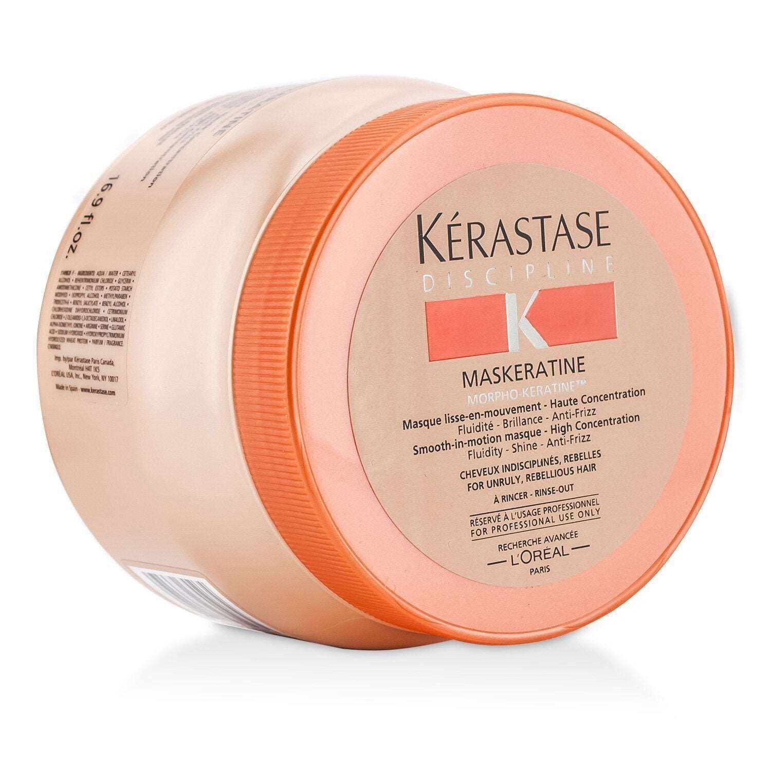 KERASTASE - Discipline Maskeratine Smooth-in-Motion Masque - High Concentration (For Unruly, Rebellious Hair) - 500ml/16.9oz 3P's Inclusive Beauty