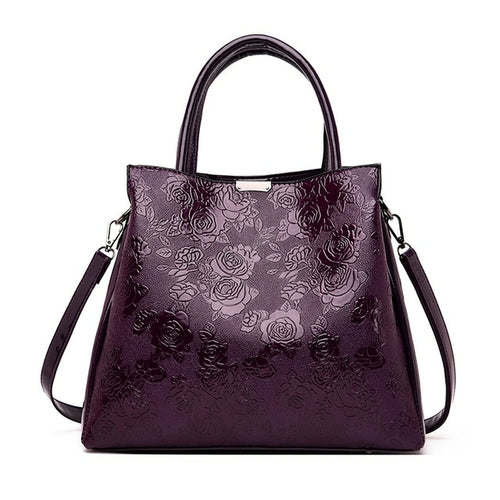 Luxury Purse Embossed Roses 3P's Inclusive Beauty