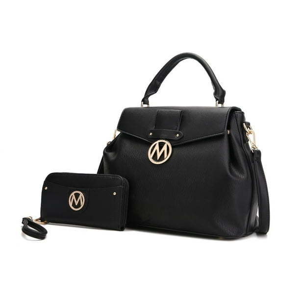 MKF Collection - Aurora Satchel Handbag & Wallet by Mia K., Dove Grey 3P's Inclusive Beauty