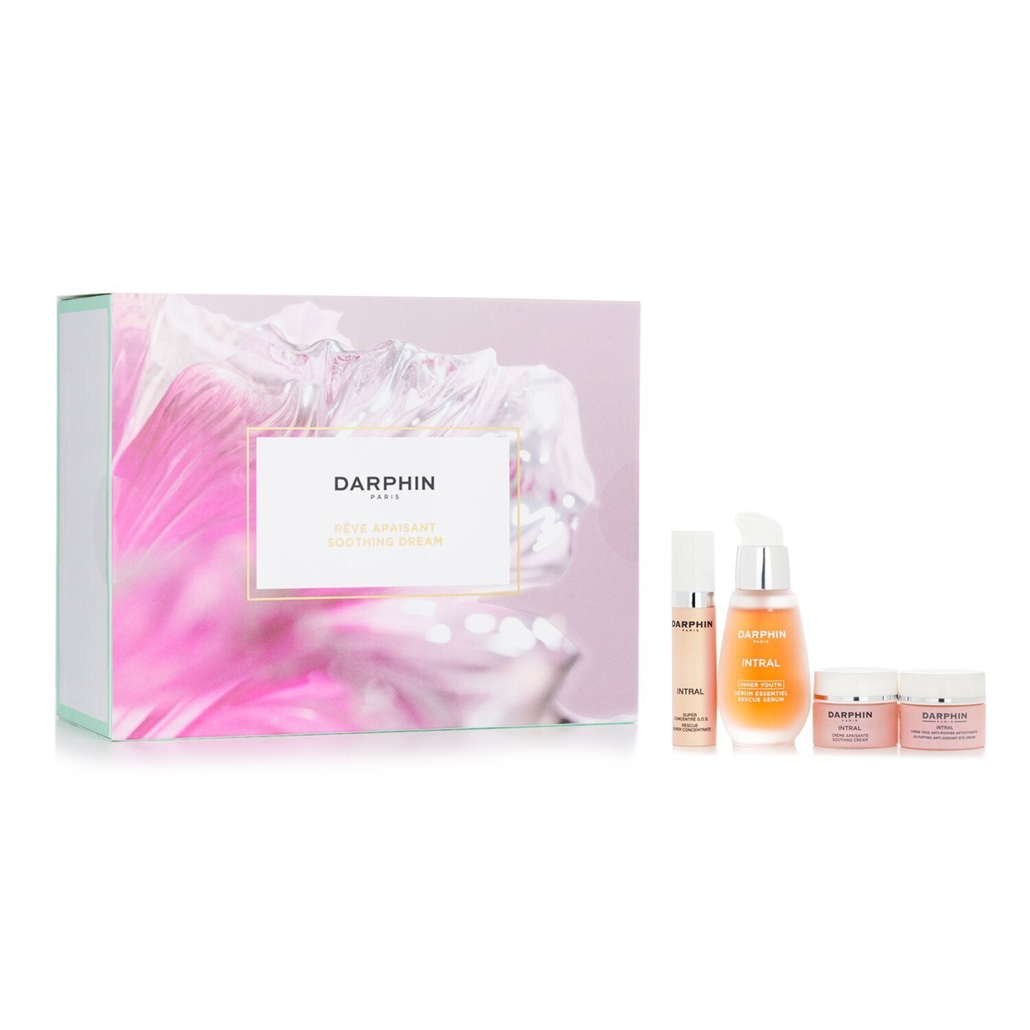 DARPHIN-Soothing Dream Set: Youth Rescue Serum+Super Concentrate+Eye Cream+Intral Soothing Cream-4pcs 3P's Inclusive Beauty