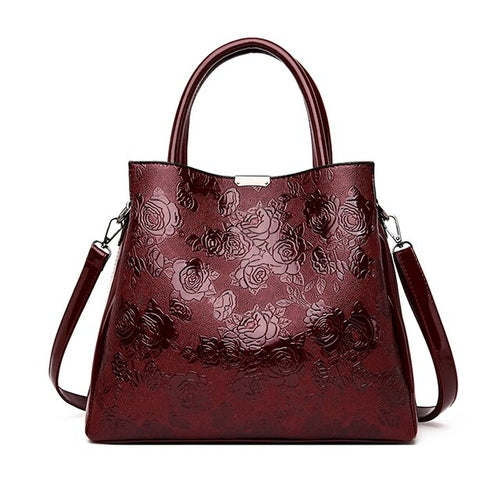Luxury Purse Embossed Roses 3P's Inclusive Beauty