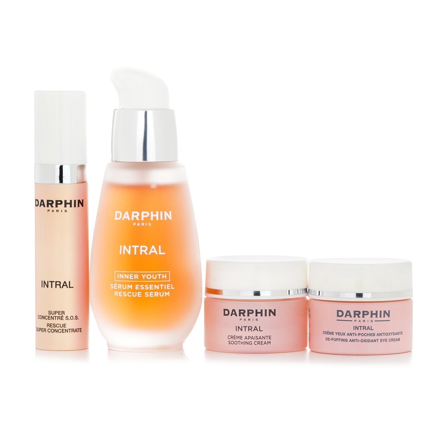 DARPHIN-Soothing Dream Set: Youth Rescue Serum+Super Concentrate+Eye Cream+Intral Soothing Cream-4pcs 3P's Inclusive Beauty