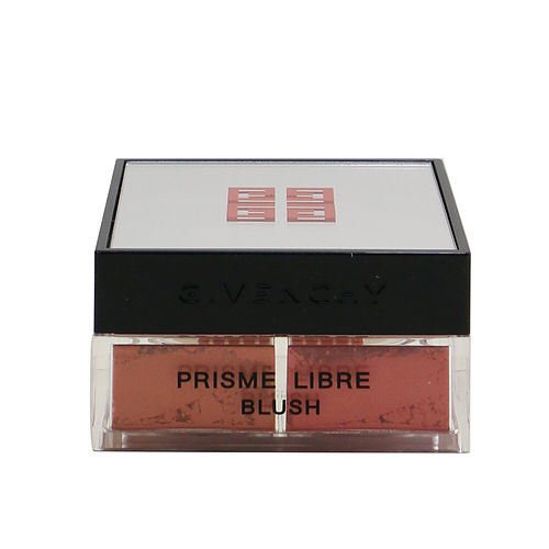 Givenchy Prisme Libre Blush 4 Color Loose Powder Blush-#3 Voile Corail (Coral Orange) --4x1.5g/0.0525oz~3P's Inclusive Beauty