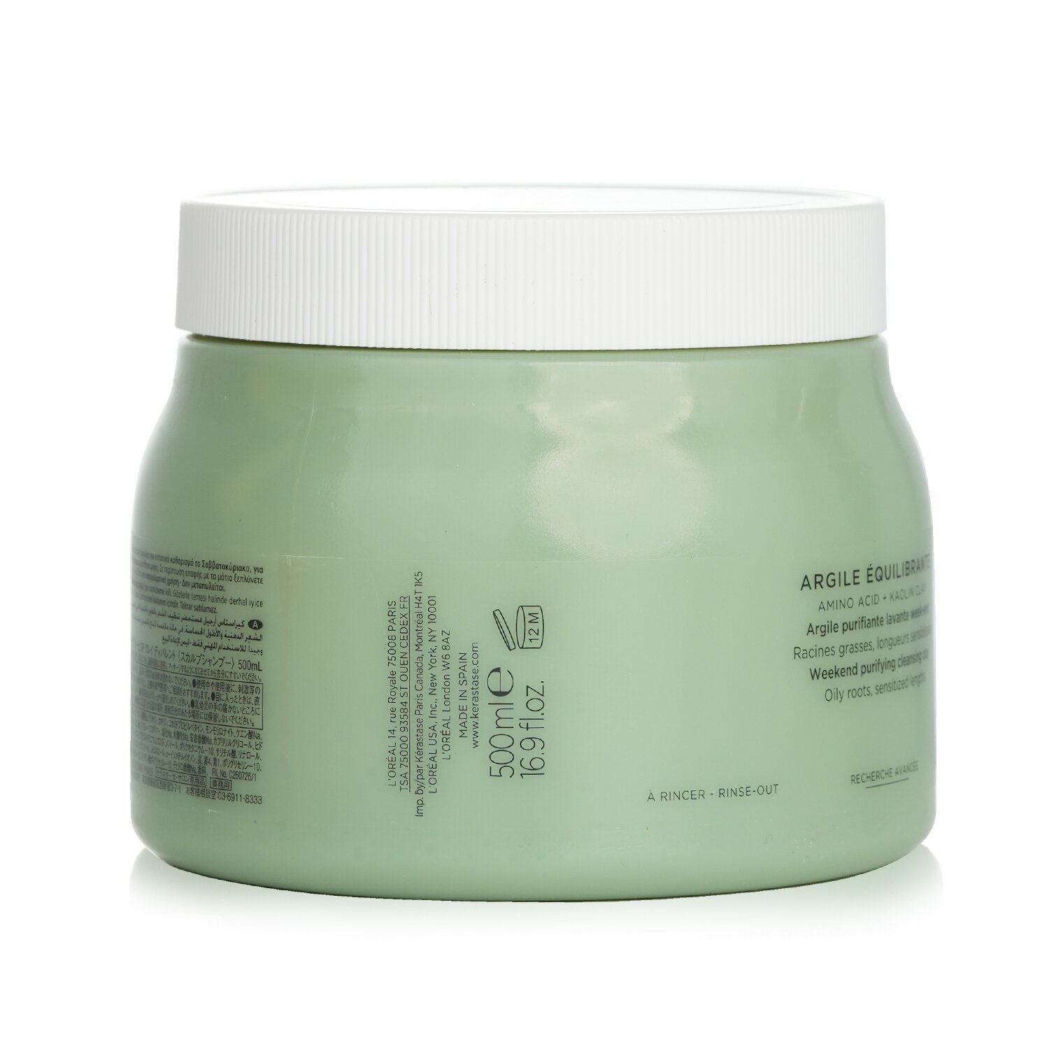 KERASTASE - Specifique Argile Equilibrante Cleansing Clay (For Oily Roots & Sensitive Lengths) - 500ml/16.9oz 3P's Inclusive Beauty