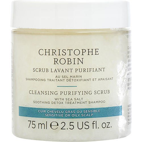 CHRISTOPHE ROBIN - CLEANSING PURIFYING SCRUB WITH SEA SALT 2.5 OZ 3P's Inclusive Beauty