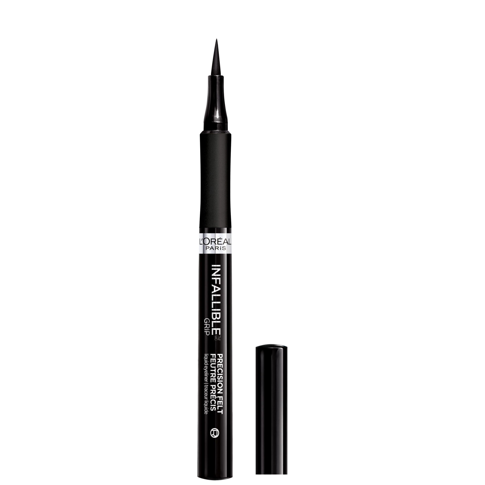 L'Oreal Paris Infallible Precision Felt Waterproof Eyeliner; Black; 0.03 fl oz 3P's Inclusive Beauty